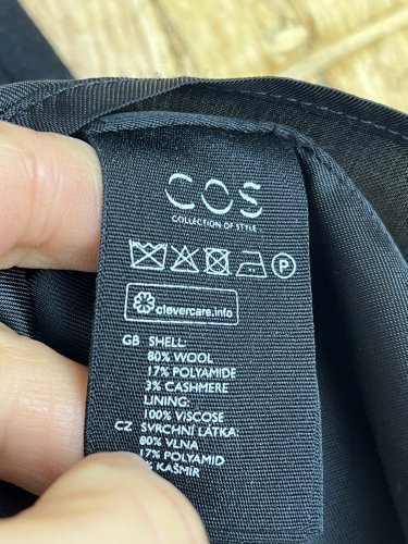 Vlněná sukně COS 80 % vlna 3 % kašmír