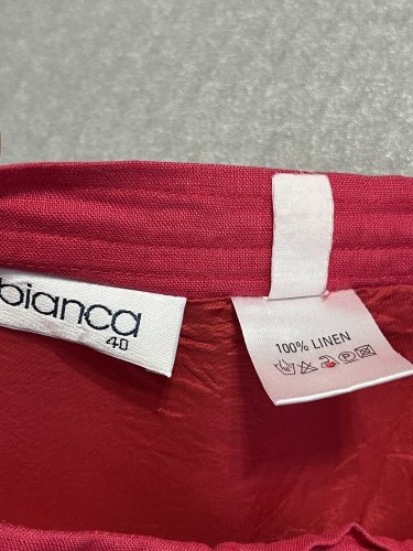 Lněná sukně Bianca 100 % len
