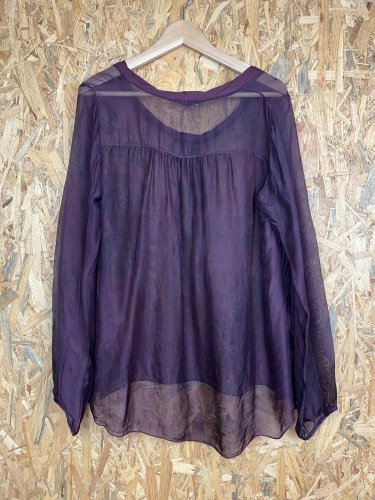 Hedvábná tunika Made in Italy s podílem hedvábí a viskozy