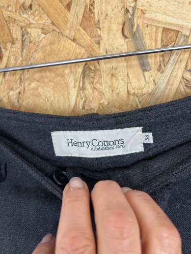 Vlněné kalhoty Henry Cotton`s 96 % vlna