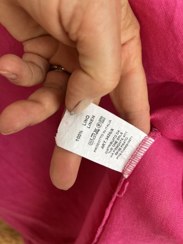 Oversize šaty Made in Italy 100 % len