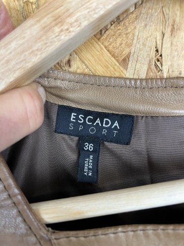 Kožené šaty Escada 100 % kůže