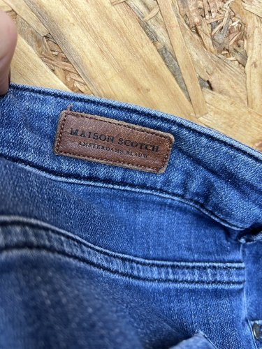 Skinny džíny Maison Scotch s podílem bavlny a elastanu