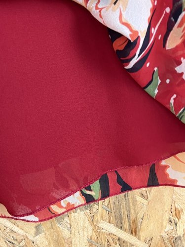 Hedvábný top Alberto Fabiani 100 % hedvábí