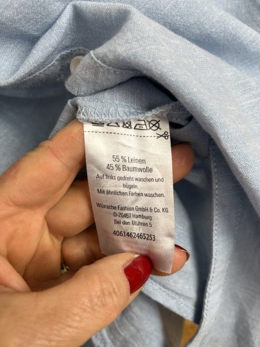 Pánská košile Watson 55 % len 45 % bavlna