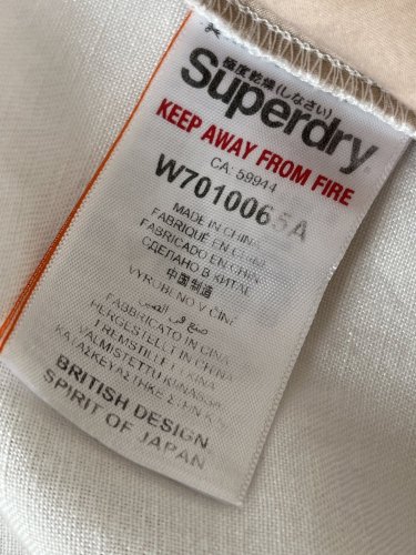 Široké kalhoty Superdry 52 % len 48 % viskoza