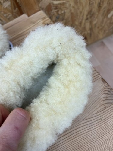 Kožené papuče Handmade 100 % kůže a 100 % beran
