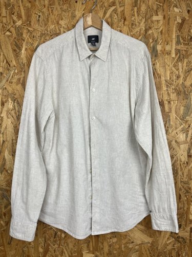 Pánská košile H&M 52 % len 48 % bavlna