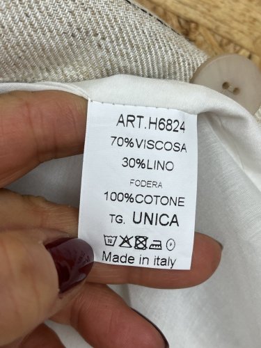 Lněné sako Altamira 70 % viskoza 30 % len