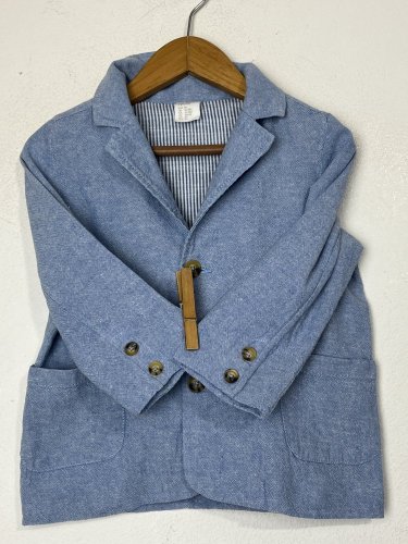 Dětské sako H&M 54 % len 46 % bavlna