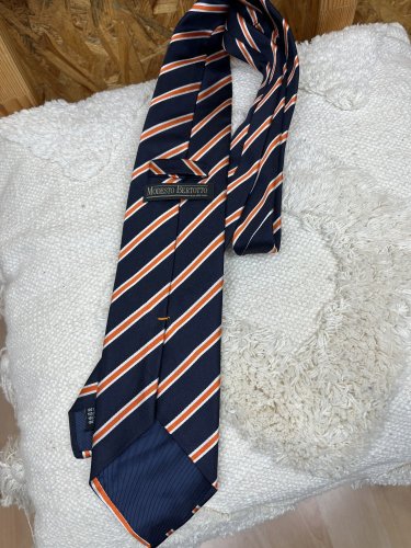 Hedvábná kravata Modesto Bertotto 100 % hedvábí