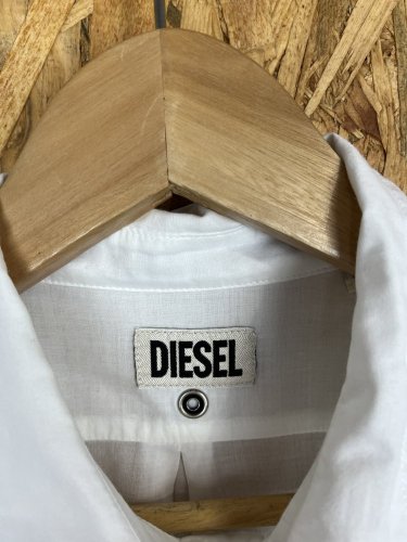 Bavlněná košile Diesel 100 % bavlna