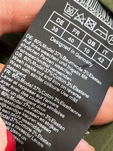 Kalhoty Hallhuber 60 % modal 37 % bavlna