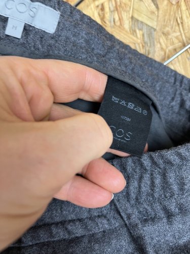 Pánské kalhoty COS 100 % vlna