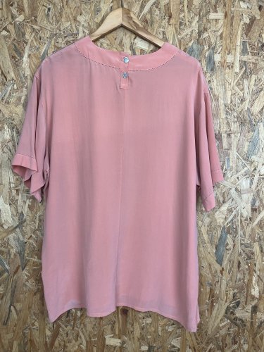 Oversize hedvábná tunika Pscollection 100 % hedvábí