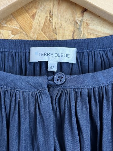 Námořní tunika Terre Bleue s podílem bavlny a viskozy