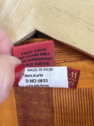 Dětské šaty Made in India 100 % bavlna