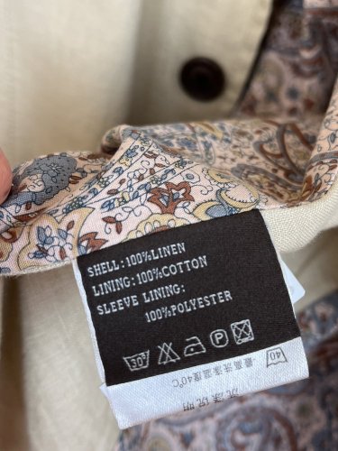 Pánské sako Ganesh 100 % len