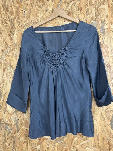 Hedvábná tunika Made in Italy s podílem hedvábí