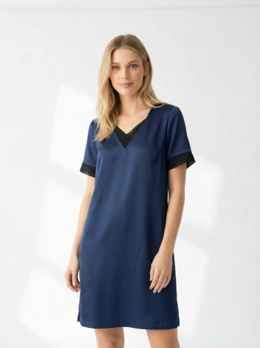 Nadčasové šaty Scotch&Soda s podílem viskozy a polyesteru