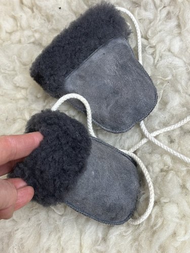 Dětské rukavice Made in Germany 100 % kůže a 100 % beran