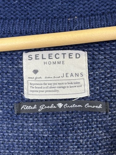 Pánský kardigan Selected Homme 30 % vlna