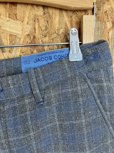 Pánské kalhoty Jacob Cohen 75 % vlna 25 % hedvábí
