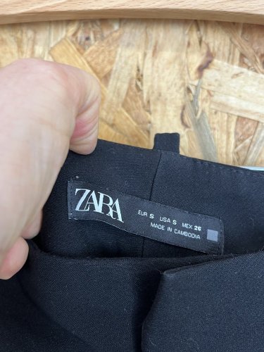 Široké kalhoty ZARA s podílem bavlny a polyamidu