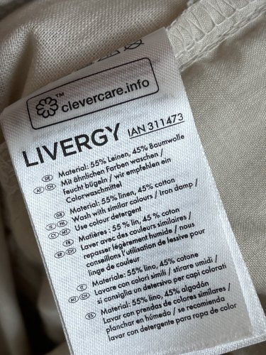 Pánské kraťasy Livergy 55 % len 45 % bavlna