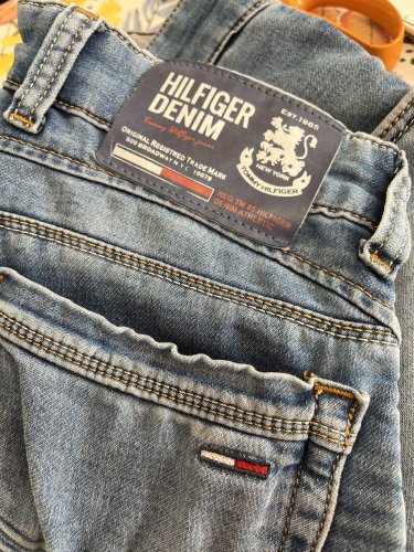 Riflové kraťasy Tommy Hilfiger 100 % bavlna