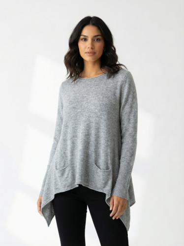 Asymetrický svetr Next 14 % angora