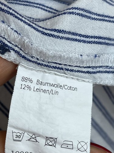 Pánská košile Manor 88 % bavlna 12 % len