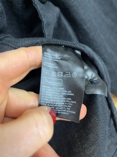 Lněné sako H&M 100 % len