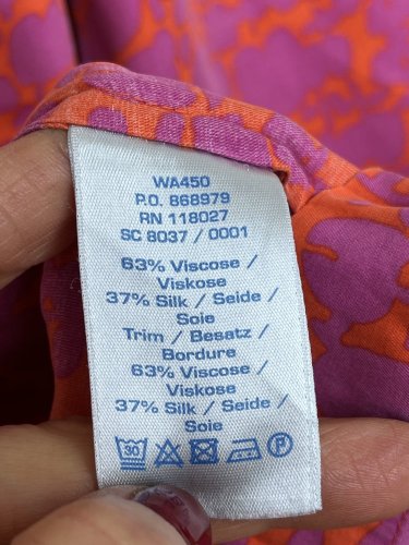 Tunika Boden 63 % viskoza 37 % hedvábí