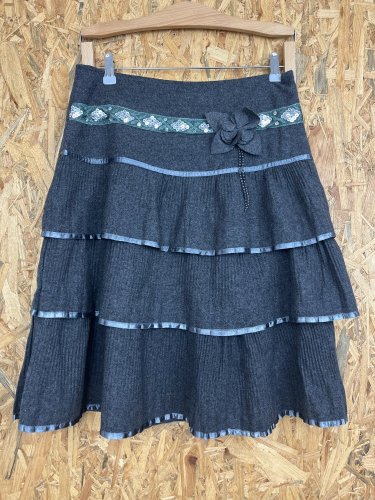 Přírodní sukně Icie 50 % hedvábí 50 % bavlna