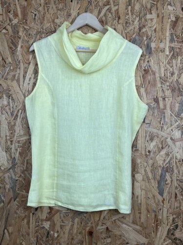 Lněný top Made in Italy 100 % len