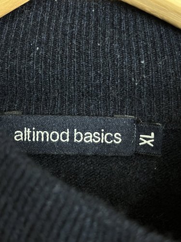 Námořní svetr Altimod basics 80 % vlna