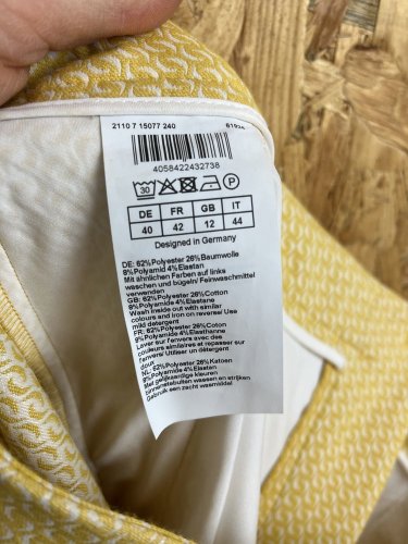 Široké kalhoty HALLHUBER 62 % polyester