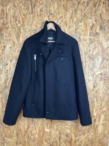 Pánský kabát RWD Jeans 70 % vlna