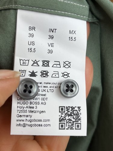 Pánská košile Hugo Boss 100 % bavlna