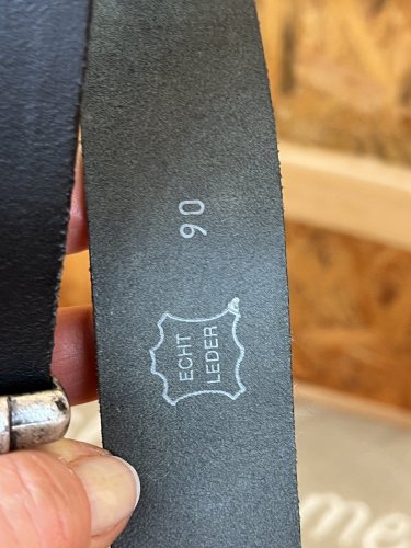 Kožený pásek Made in Germany 100 % kůže