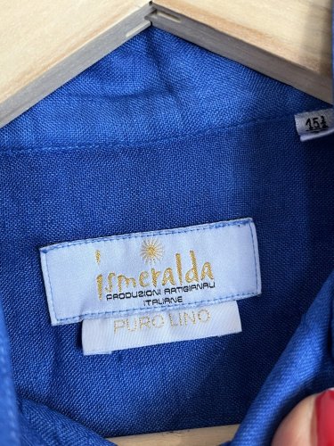 Pánská košile Ismeralda 100 % len