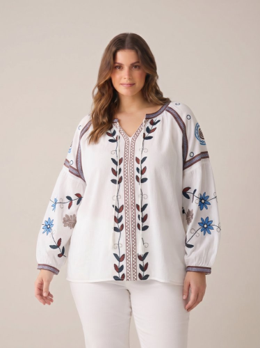 Oversize tunika Made in Italy s podílem polyamidu
