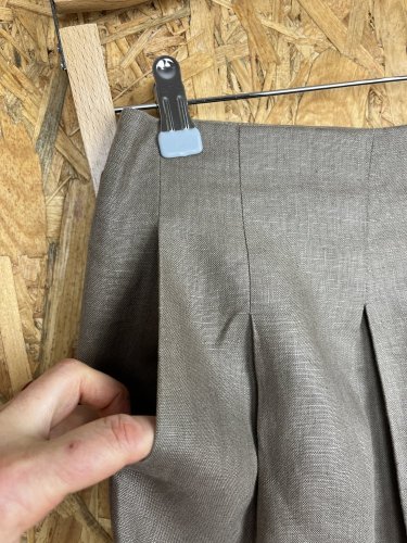 Nadčasová sukně 1.2.3. 100 % len