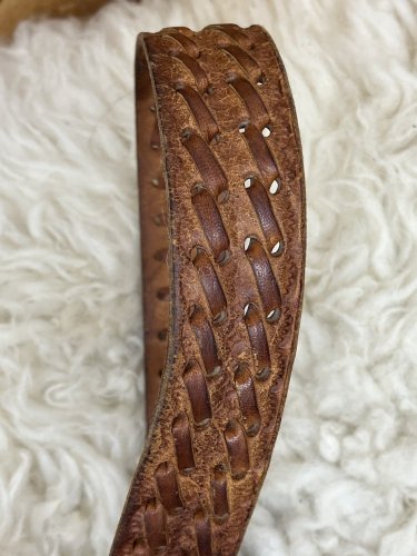 Pánský kožený pásek Made in Italy 100 % kůže