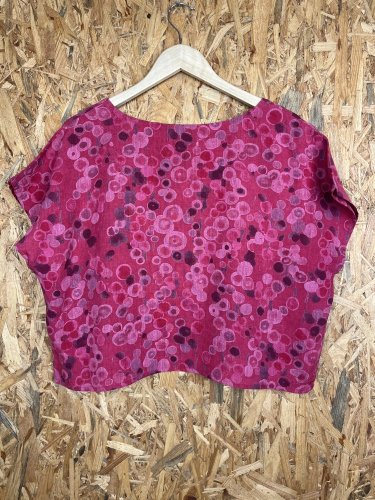 Crop tunika Naturalmente 100 % len