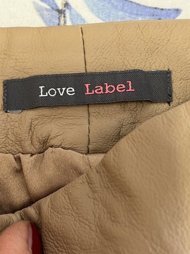Kožená sukně Love Label 100 % kůže