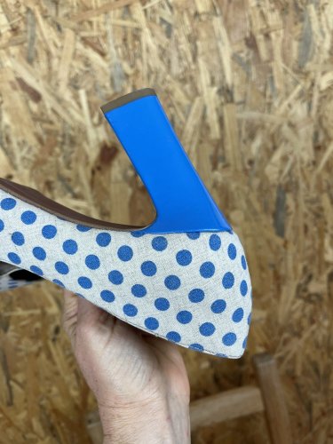 Lodičky Tamaris 100 % kůže a 100 % bavlna