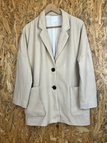 Oversize sako H&M 65 % viskoza 35 % len