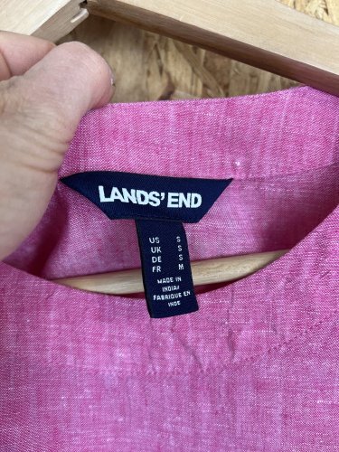Lněná tunika Lands`End 100 % len